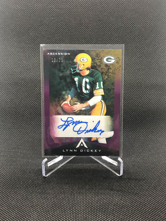 2021 Panini Chronicles Lynn Dickey Ascension auto /25 Green Bay Packers